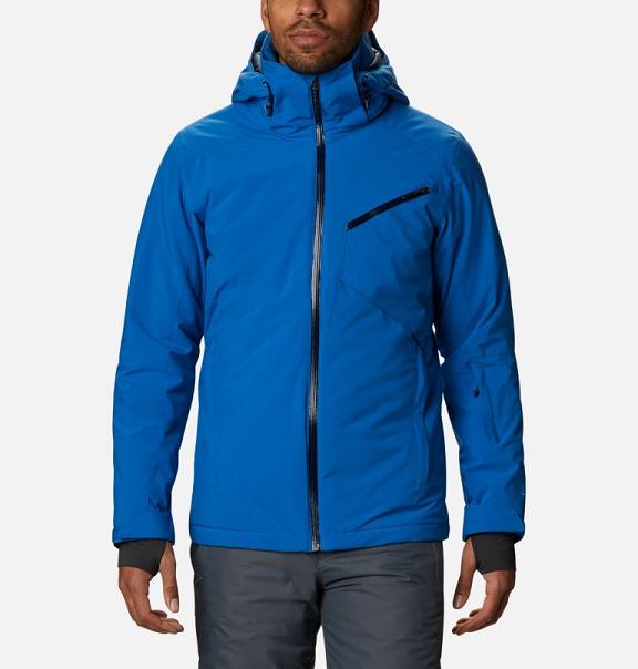 Columbia Powder 8s Ski Jacket Blue For Men's NZ14360 New Zealand